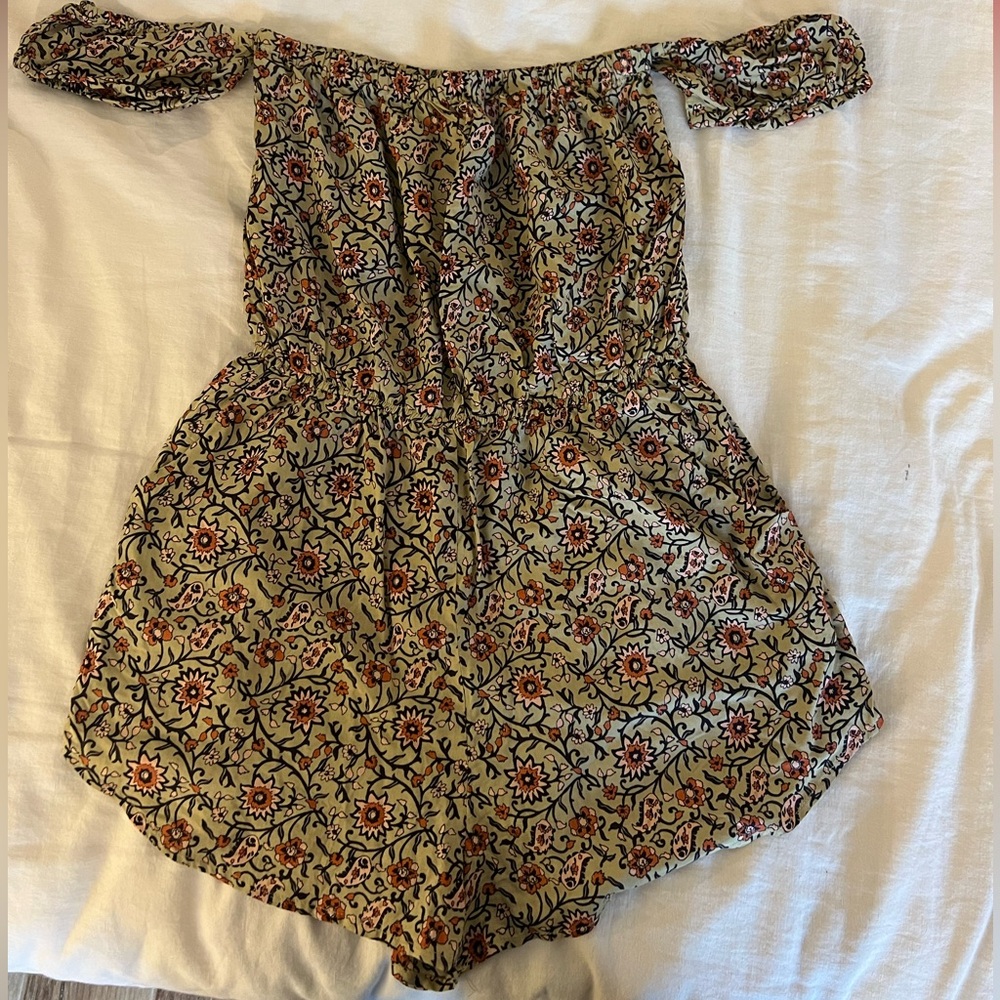 Floral Off-Shoulder Jumpsuit
